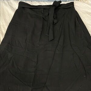 a new day Elegant Black A-Line Skirt